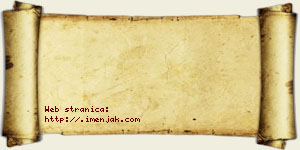 Danijela Pejaković vizit kartica